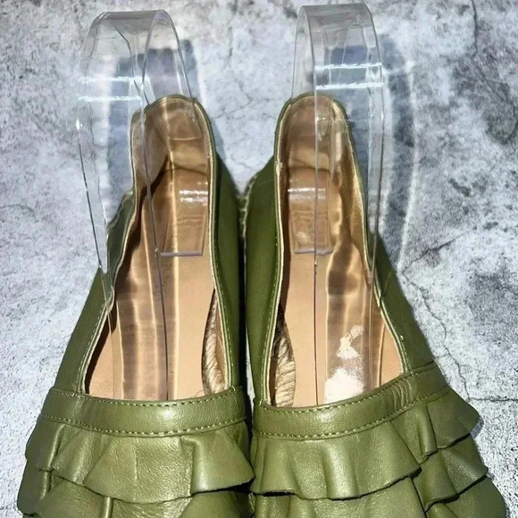 R2-6-3. A/ANTHROPOLOGIE ALEXANDER RUFFLE ESPADRILLE  FLATS SIZE WMNS EU 36 US 6 - Picture 5 of 8